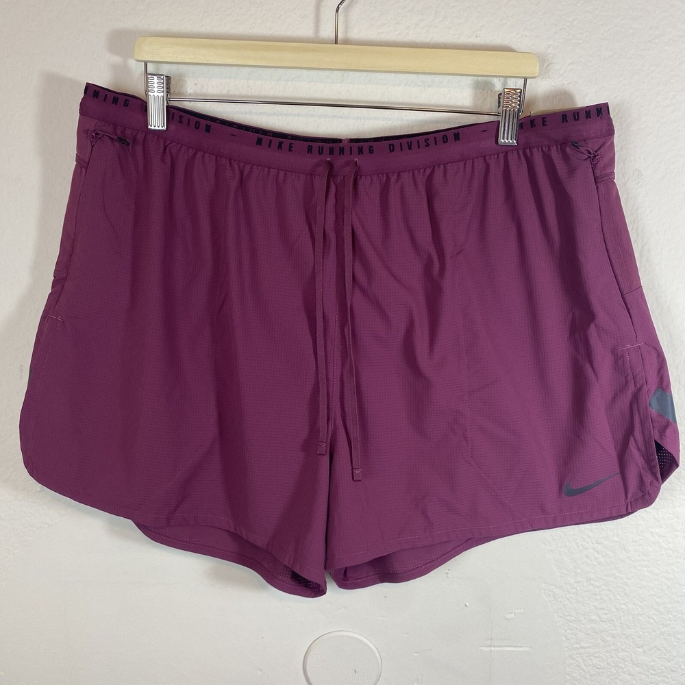 Nike Running Dri-FIT ADV Men's Size 2XL Shorts Lined Pockets Drawstring